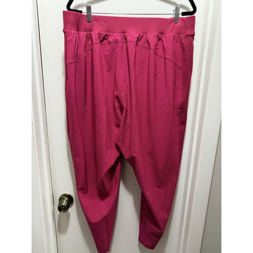 LIVI for Lane Bryant Women's Plus 18/20 Pink Jogger Pants Pull-On Pockets - Picture 2 of 3